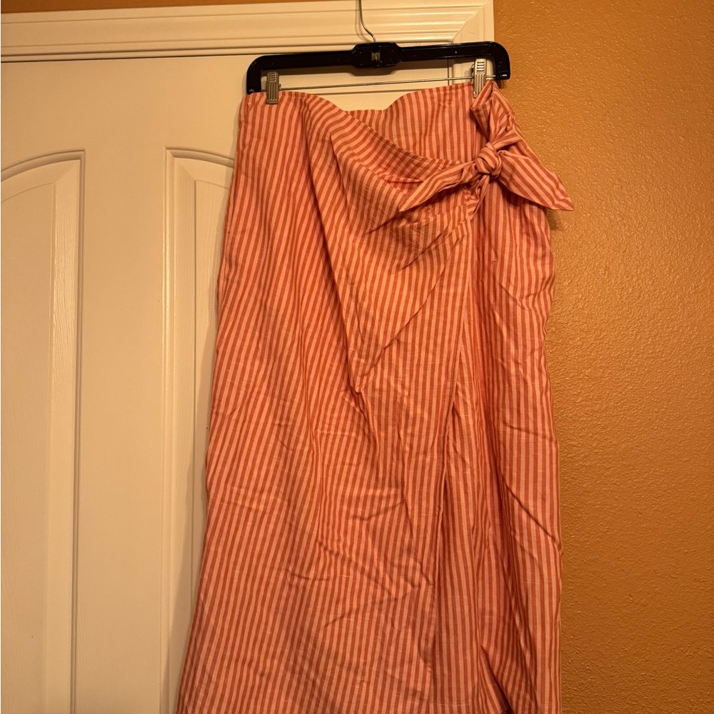 Universal Thread Pink Striped Maxi Skirt